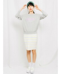 merry jenny | ボーダーニットタイトスカート(スカート)