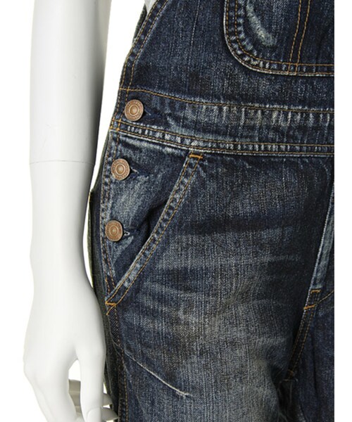 Ungrid（アングリッド）の「ヴィンテージサルエルサロペット（オールインワン・サロペット・レディース・ブルー/インディゴ・M/S）」の9枚目の写真