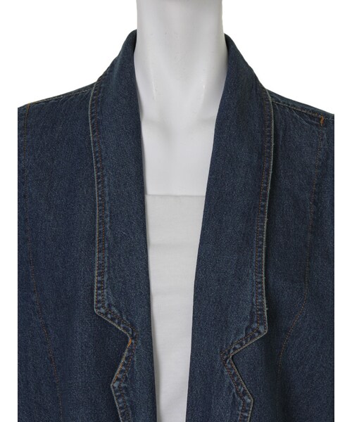 Ungrid（アングリッド）の「《sweet10月号掲載》【Casual】デニムロングガウン（ジャケット/アウター・レディース・インディゴ・F）」の9枚目の写真
