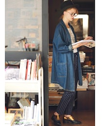 Ungrid | 《sweet10月号掲載》【Casual】デニムロングガウン(ジャケット/アウター)