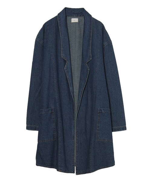 Ungrid（アングリッド）の「《sweet10月号掲載》【Casual】デニムロングガウン（ジャケット/アウター・レディース・インディゴ・F）」の13枚目の写真