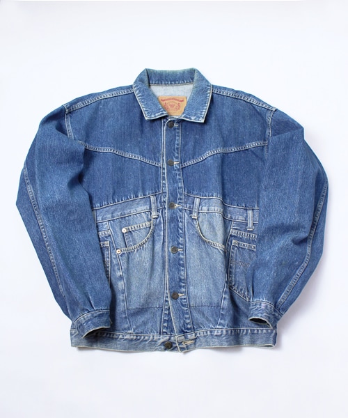 FITTZ デニムジャケット　L 未使用品 90s FITTZ フリンジ付き デニムジャケット L 黒 - メルカリ