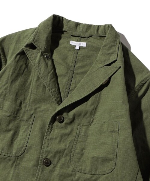 Engineered Garments（エンジニアードガーメンツ）の「Bedford Jacket Cotton Ripstop/ベッド フォード ジャケット（ジャケット/アウター・メンズ・オリーブ・S）」の2枚目の写真