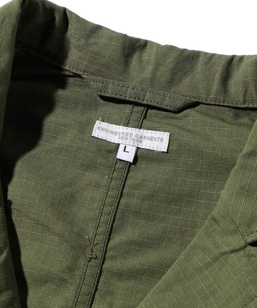 Engineered Garments（エンジニアードガーメンツ）の「Bedford Jacket Cotton Ripstop/ベッド フォード ジャケット（ジャケット/アウター・メンズ・オリーブ・S）」の3枚目の写真