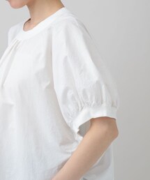 カレンソロジー コットンリネンコンビプルオーバー　　ブラック Curensology（カレンソロジー）の「コットンリネンコンビプル