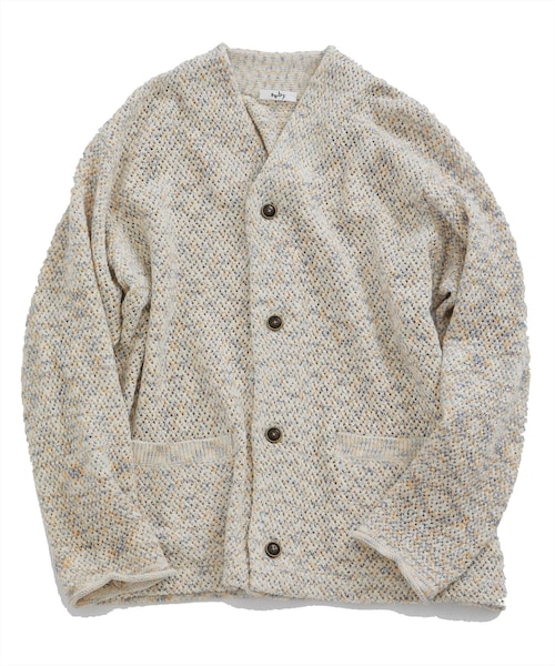 saby（サバイ）の「ORIENTAL NECK L/S MESH KNIT（ニット/セーター 
