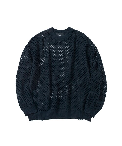 UNUSED（アンユーズド）の「Crochet crewneck sweater（ニット 