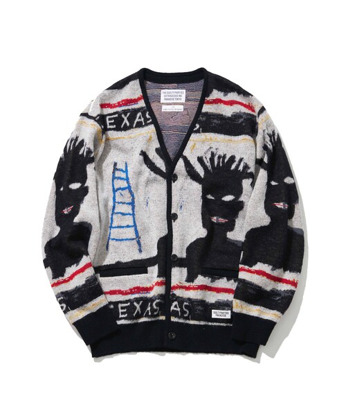 JEAN-MICHEL BASQUIAT / CARDIGAN ( TYPE-1 )