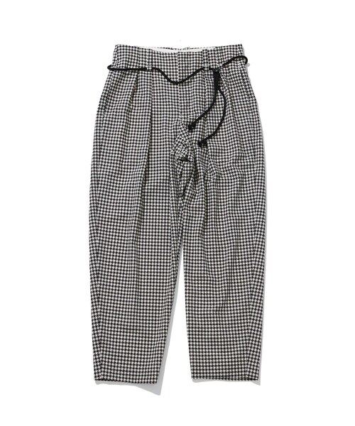ETHOSENS（エトセンス）の「Houndstooth slacks（その他パンツ・メンズ・ECRU/NVY・1/2/3）」の2枚目の写真