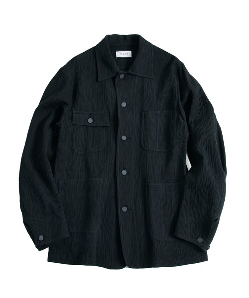 ジャケット・アウター TAAKK NOISE JACQUARD\" BAL COLLAR COAT TAAKK（ターク）の「NOISE JACQUARD BAL COLLAR COAT（その他