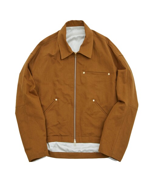 URU TOKYO(ウルトーキョー)の「ZIP UP BLOUSON(その他アウター・メンズ・BLK/BGE/TAN・1/2)」の2枚目の写真