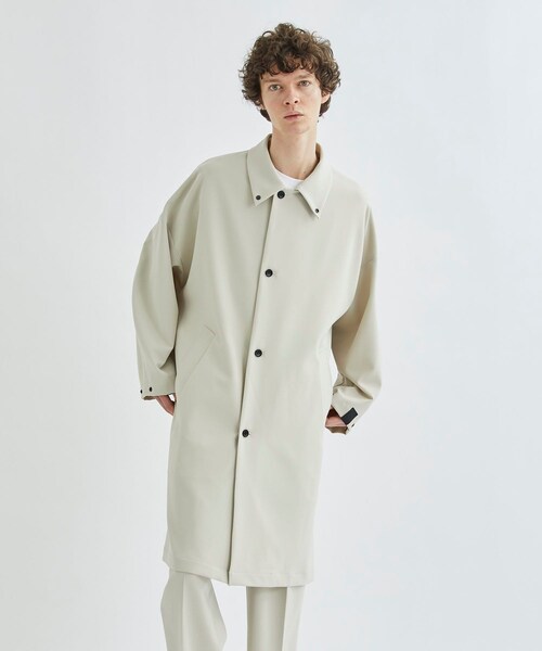 N.HOOLYWOOD（N.ハリウッド）の「<別注>BAL COLLAR COAT 098 FAB（その他アウター・メンズ・BLK/G.BGE・36/38）」の2枚目の写真