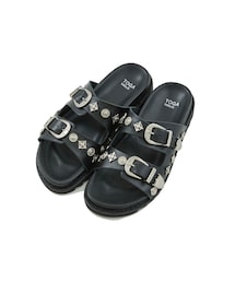 TOGA VIRILIS | SANDAL-BLACK LEATHER(その他シューズ)