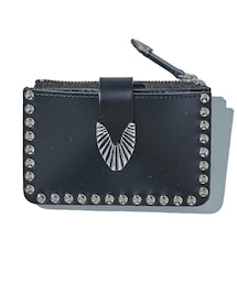 Leather wallet studs small