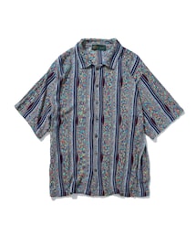 gim context（ジムコンテキスト）の「Stripe Open Collar Shirt 