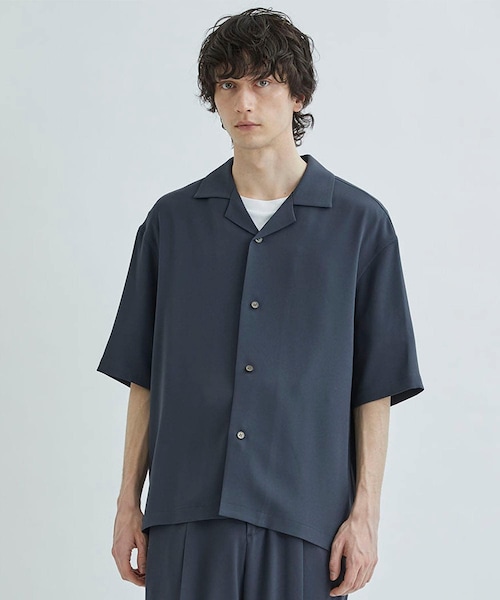 city(シティ)の「<CITY>OPEN COLLAR SHIRTS(シャツ/ブラウス・メンズ・L.GRY/BLU/GRY/BLK/D.GRN/OLV/SAX・1/2/3)」の3枚目の写真