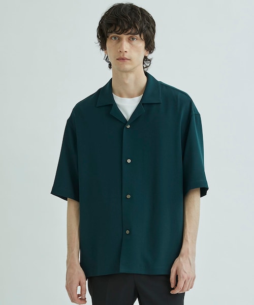 city(シティ)の「<CITY>OPEN COLLAR SHIRTS(シャツ/ブラウス・メンズ・L.GRY/BLU/GRY/BLK/D.GRN/OLV/SAX・1/2/3)」の4枚目の写真