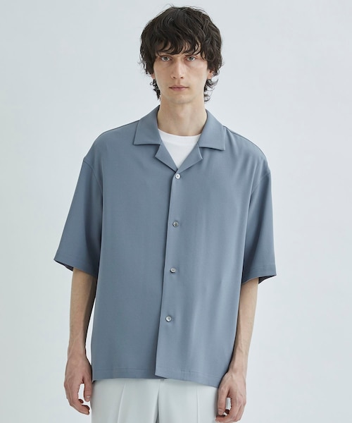 city(シティ)の「<CITY>OPEN COLLAR SHIRTS(シャツ/ブラウス・メンズ・L.GRY/BLU/GRY/BLK/D.GRN/OLV/SAX・1/2/3)」の5枚目の写真