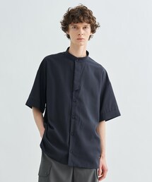 トップス the reracs half sleeve shirt 46 THE RERACS(ザリラクス) THE SIDE ZIP PULLOVER SHIRT SHORT