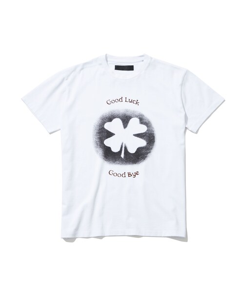 SHOOP (シュープ)の「GOOD LUCK T-SHIRT(Tシャツ/カットソー・メンズ・WHT/BLK・S/M)」の1枚目の写真