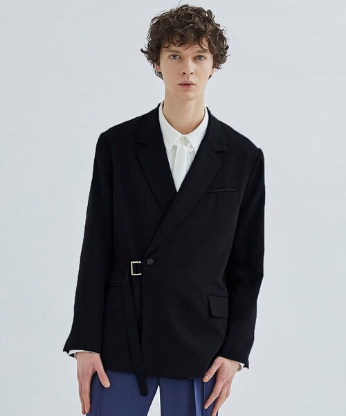 CULLNI (クルニ) 23SS テーラードジャケット 23-SS-058 CULLNI クルニ 23SS フロントジップポケット付き テーラード