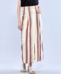 フルレングスHラインストライプスカート 22SS-SK02
