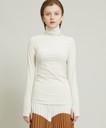 STUDIOUS SELECT | ベロアタートルネックトップス ID21A-TS01(Tシャツ/カットソー)