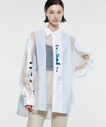 STUDIOUS SELECT | ストライプシャツ SR22SS-24(シャツ/ブラウス)