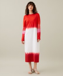 Shibori Tie-Dyed Cotton Jersey Dress