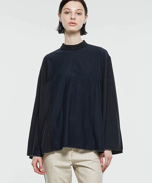 STUDIOUS SELECT（ステュディオスセレクト）の「リバーシブルロンT SR22SS-15（Tシャツ/カットソー・レディース・WHT/BLK・S/M/L）」の2枚目の写真