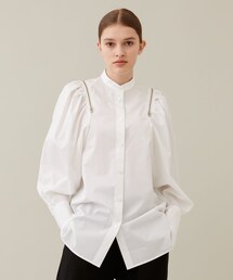 CINOH（チノ）の「SUPIMA C/PE/PU PUFF SHOULDER SHIRT（シャツ