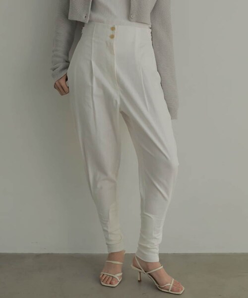 ETRE TOKYO（エトレトウキョウ）の「コットンリネンジョッパーパンツ（その他パンツ・レディース・WHT/BLK・S/M）」の1枚目の写真