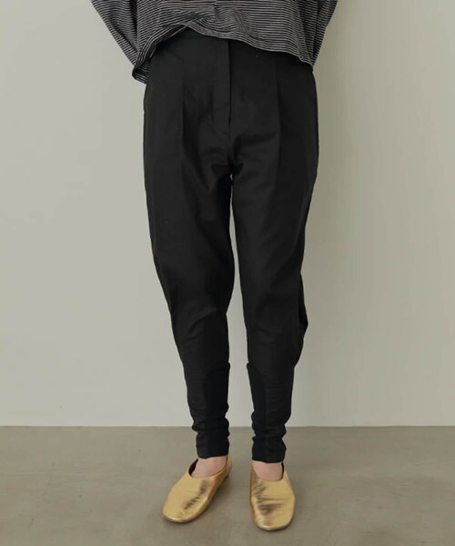ETRE TOKYO（エトレトウキョウ）の「コットンリネンジョッパーパンツ（その他パンツ・レディース・WHT/BLK・S/M）」の3枚目の写真