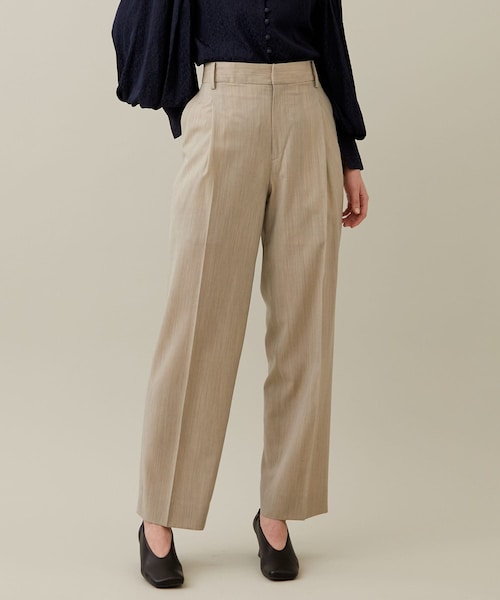 CINOH（チノ）の「SUMMER WOOL TUCK PANTS（その他パンツ）」 - WEAR