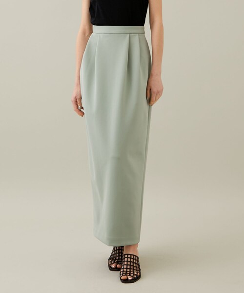STUDIOUS SELECT（ステュディオスセレクト）の「High Jersey Skirt（スカート・レディース・BLK/L.GRN・36/38）」の3枚目の写真