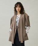 アキラナカ Edith tie collar Jacket 半袖ジャケット 中古・古着通販】AKIRA NAKA (アキラナカ) Edith tie collar
