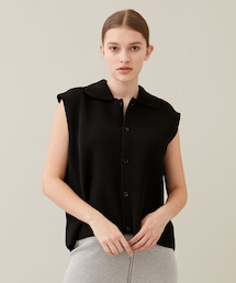 08sircus | Pe/Ry full cardigan sleeveless jacket(テーラードジャケット)
