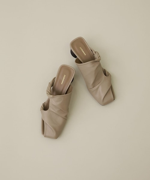 靴 Kauri (with ornament) BK AKIRANAKA 37 Kauri (with ornament) BK | AKIRANAKA ONLINESTORE