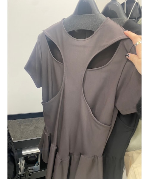トップス FETICO LAYERED JERSEY TOP FETICO（フェティコ）の「LAYERED JERSEY TOP（Tシャツ