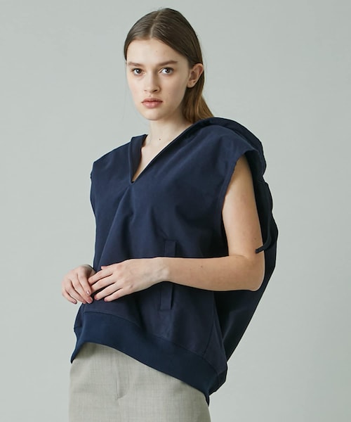 極美品★CINOH チノ SLEEVELESS SWEAT PULL-OVER CINOH - HELENE SLEEVELESS SWEAT PULLOVER / スリーブレス