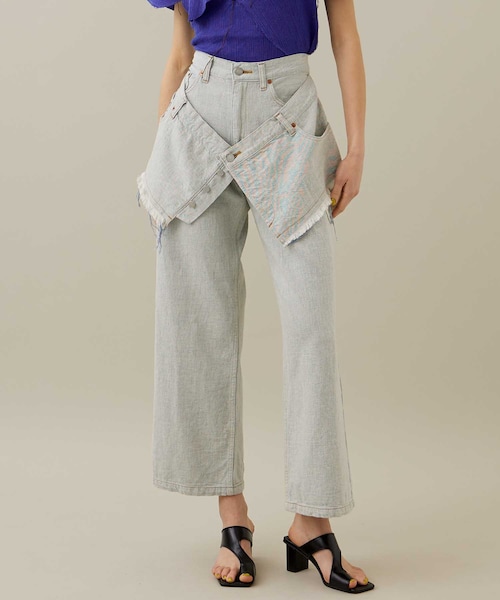kotohayokozawa（コトハヨコザワ）の「LAYERED DENIM PANTS（その他 