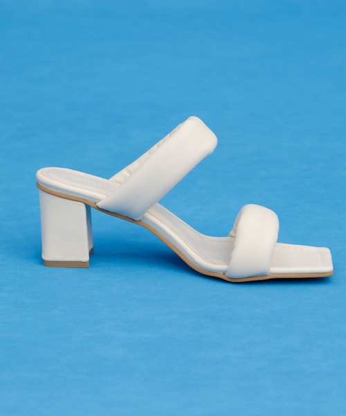 UNITED TOKYO（ユナイテッドトウキョウ）の「スウェリミングスクエアーサンダル（その他シューズ・レディース・NAT/IVR/BLK/GRN・1/2）」の2枚目の写真