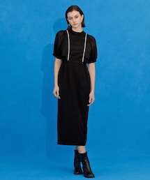 mano tokyo パフスリーブワンピース e3158_i6.jpg