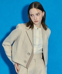 ★新品★ユナイテッドトウキョウ★レイヤードカラーショートジャケット(1) ★ UNITED TOKYO（ユナイテッドトウキョウ）の「レイヤードカラーショート