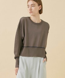 A + TOKYO | シアーコンビニットトップス(ニット/セーター)