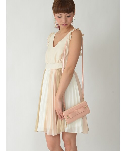 Honey Salon（ハニーサロン）の「エナメルリボンスマホウォレット（バッグ・レディース・ブラック/ピンク・Free）」の11枚目の写真