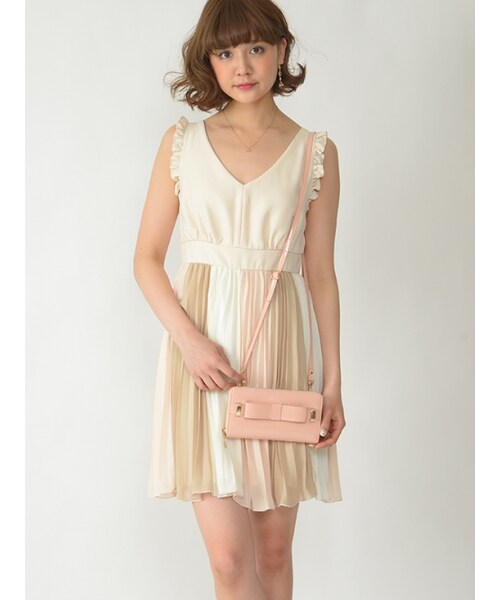 Honey Salon（ハニーサロン）の「エナメルリボンスマホウォレット（バッグ・レディース・ブラック/ピンク・Free）」の12枚目の写真