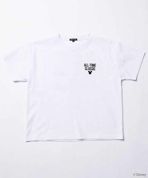 Disney（ディズニー）の「【DISNEY/ディズニー ミッキーマウス】 別注 KIDS バンダナ柄 バックプリント クルーネックTシャツ/キッズサイズ(キッズ商品)【限定展開】（その他・メンズ・ホワイト/グレー/ブラック/グリーン/サックスブルー・120）」の9枚目の写真