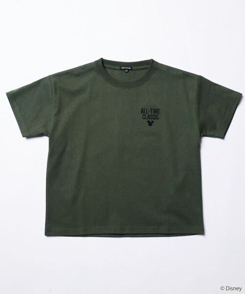 Disney（ディズニー）の「【DISNEY/ディズニー ミッキーマウス】 別注 KIDS バンダナ柄 バックプリント クルーネックTシャツ/キッズサイズ(キッズ商品)【限定展開】（その他・メンズ・ホワイト/グレー/ブラック/グリーン/サックスブルー・120）」の7枚目の写真