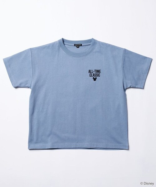 Disney（ディズニー）の「【DISNEY/ディズニー ミッキーマウス】 別注 KIDS バンダナ柄 バックプリント クルーネックTシャツ/キッズサイズ(キッズ商品)【限定展開】（その他・メンズ・ホワイト/グレー/ブラック/グリーン/サックスブルー・120）」の6枚目の写真